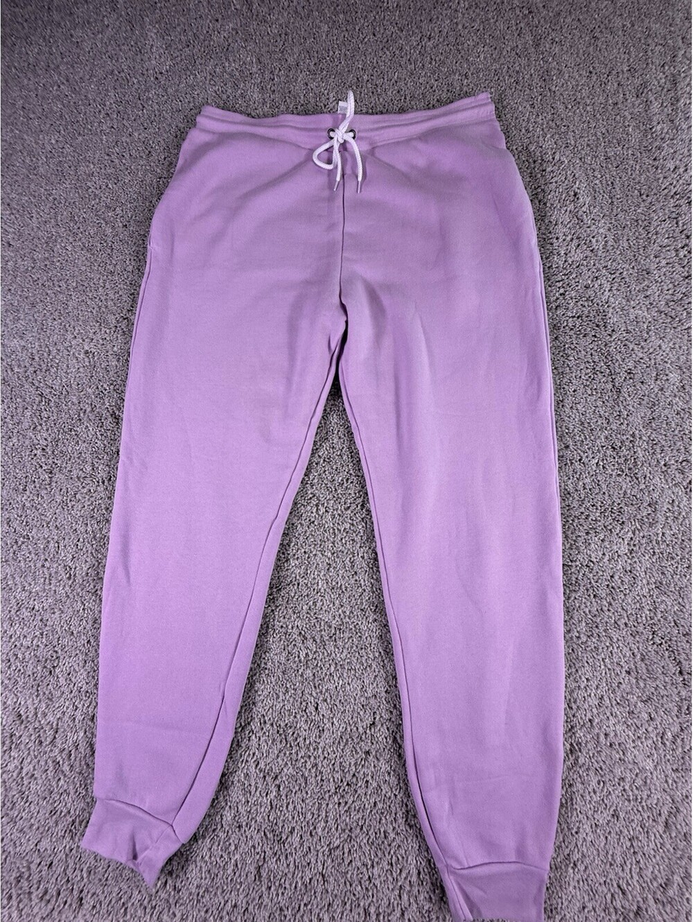 Bella Canvas Women’s Large Sweatpants Lilac Tapered Leg
